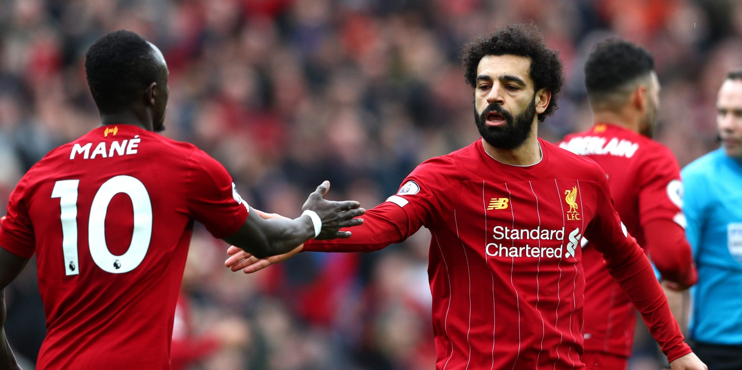 Sadio Mane and Mo Salah.