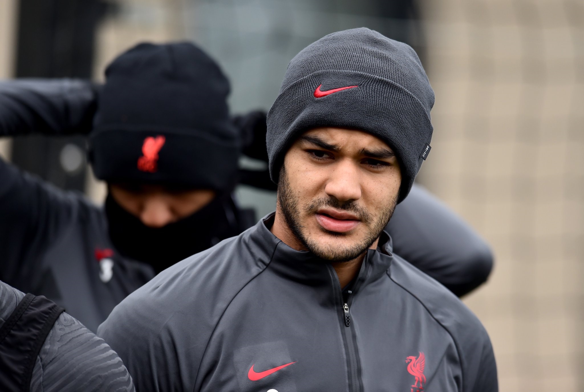 KIRKBY, ENGLAND - MAY 04: (THE SUN OUT, THE SUN ON SUNDAY OUT) Ozan Kabak of Liverpool during a training session at AXA Training Centre on May 04, 2021 in Kirkby, England. (Photo by Andrew Powell/Liverpool FC via Getty Images)