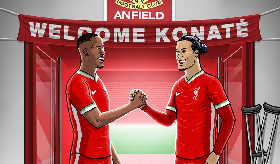 Konate and van Dijk.