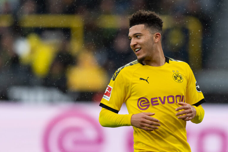 Jadon Sancho of Borussia Dortmund