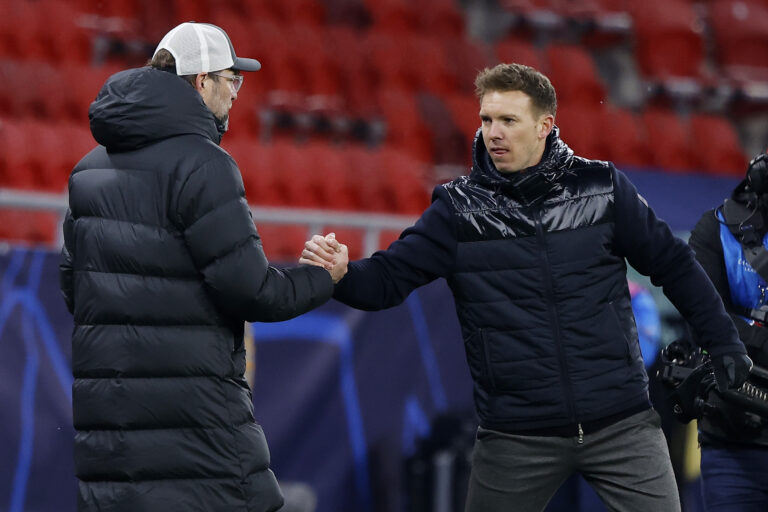 Liverpool, Leipzig, Klopp, Nagelsmann.