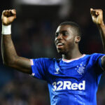 GLASGOW, SCOTLAND - SEPTEMBER 19: Sheyi Ojo of Rangers FC acknowledges the crowd after the UEFA Europa League group G match between Rangers FC and Feyenoord at Ibrox Stadium on September 19, 2019 in Glasgow, United Kingdom.