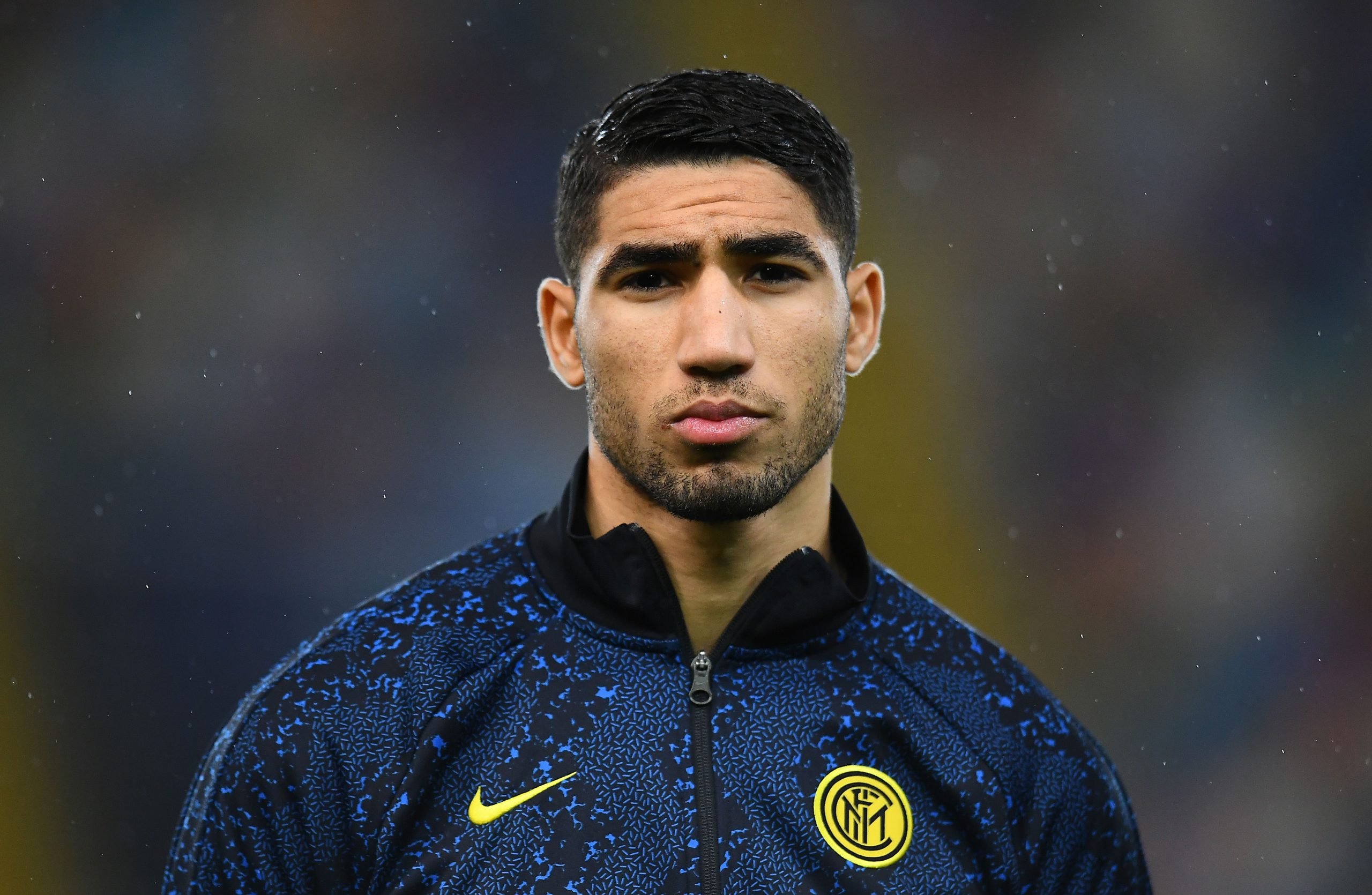 UDINE, ITALY - JANUARY 23: Achraf Hakimi of FC Internazionale looks on during the Serie A match between Udinese Calcio and FC Internazionale at Dacia Arena on January 23, 2021 in Udine, Italy.