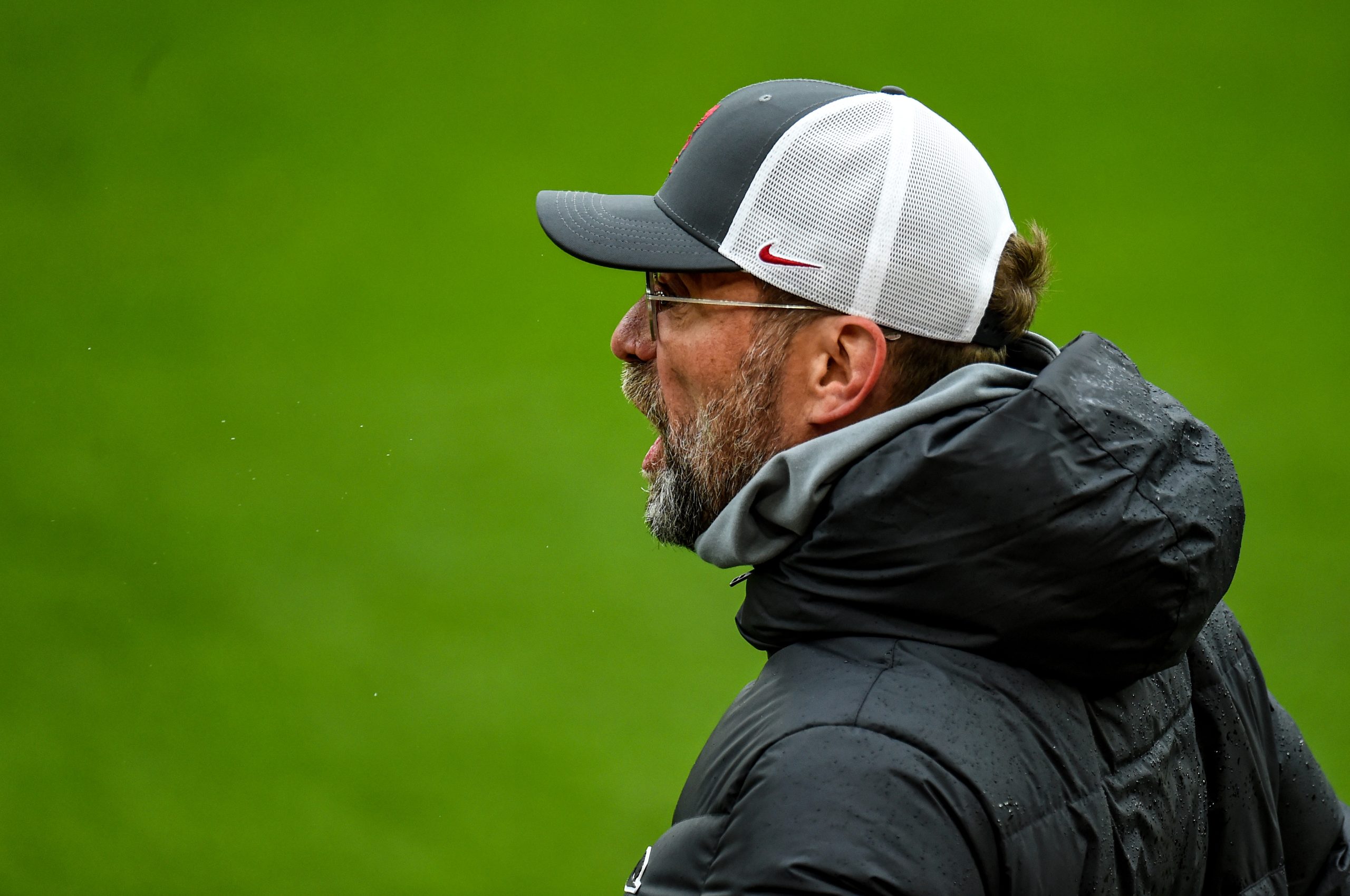 LIVERPOOL, ENGLAND - MAY 23: (THE SUN OUT, THE SUN ON SUNDAY OUT) Jurgen Klopp manager of Liverpool during the Premier League match between Liverpool and Crystal Palace at Anfield on May 23, 2021 in Liverpool, England.