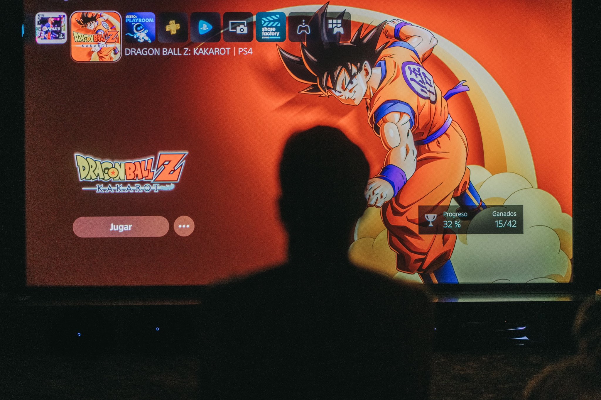 Saul teases Twitter with a picture of him playing Dragon Ball Z on Twitter.