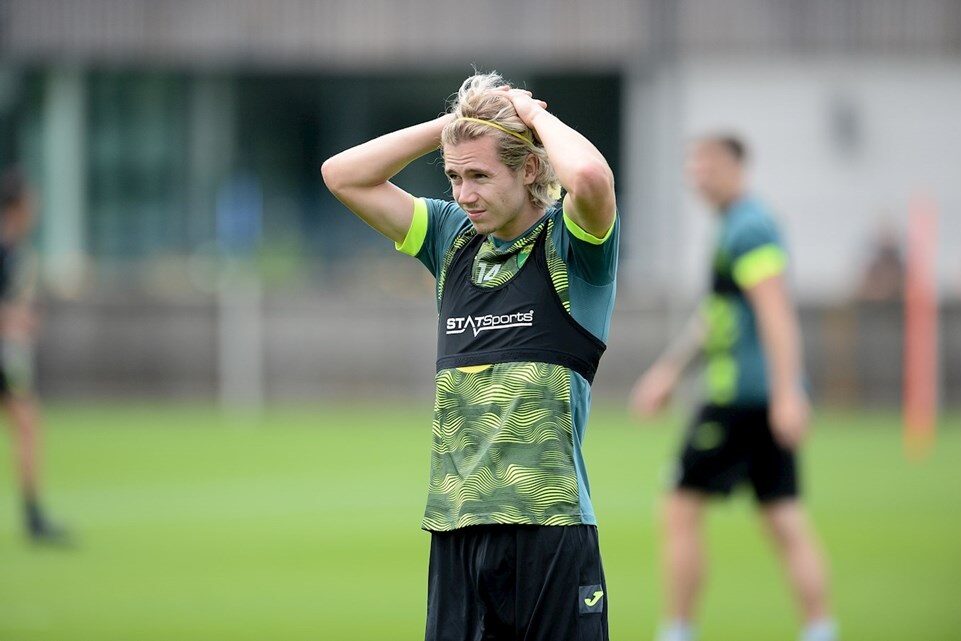 Todd Cantwell is in contention to face Liverpool at Carrow Road after returning to training.
