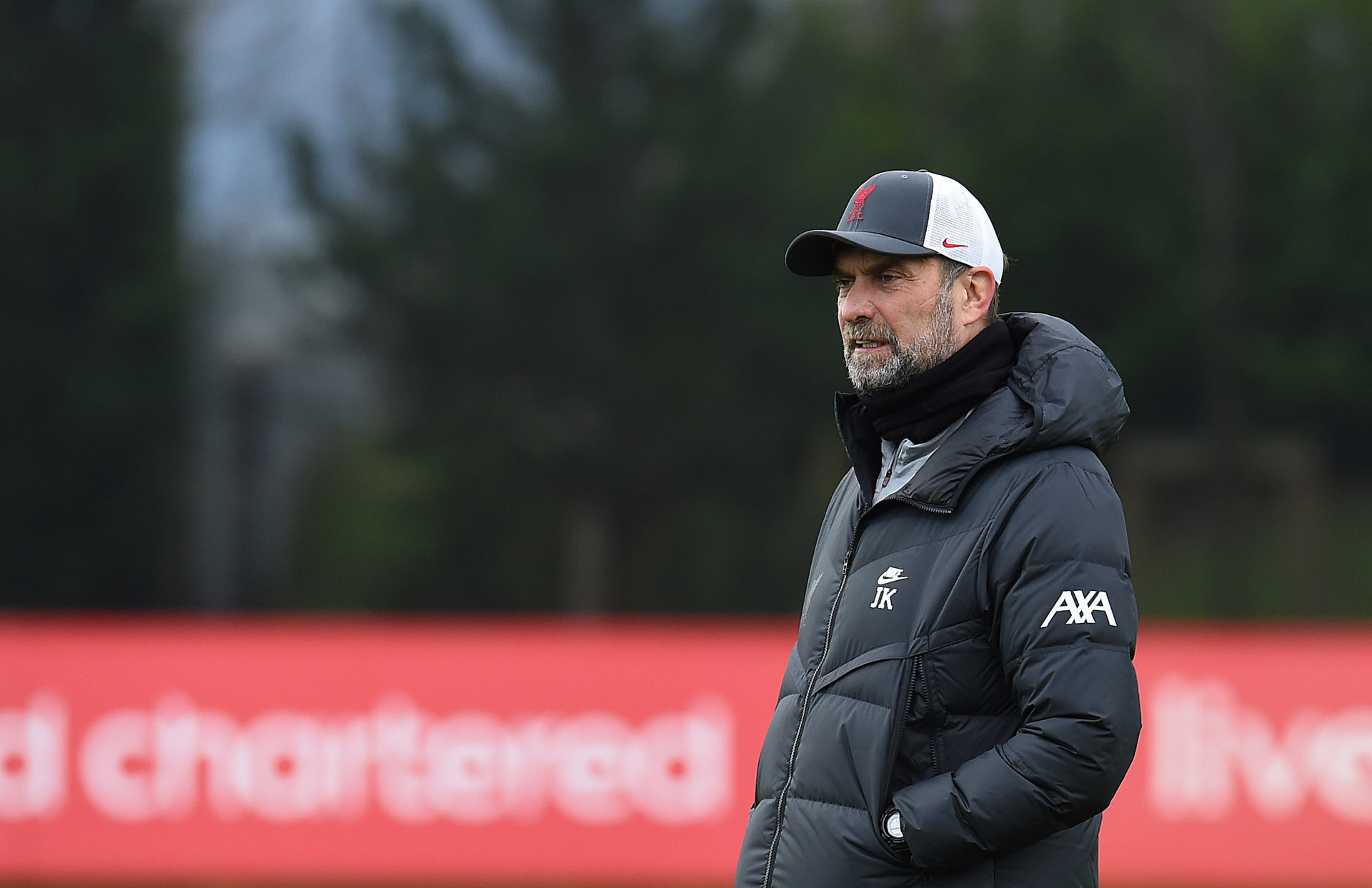KIRKBY, ENGLAND - DECEMBER 30: (THE SUN OUT. THE SUN ON SUNDAY OUT) Jurgen Klopp manager of Liverpool at AXA Training Centre on December 30, 2021 in Kirkby, England. (Photo by John Powell/Liverpool FC via Getty Images)
