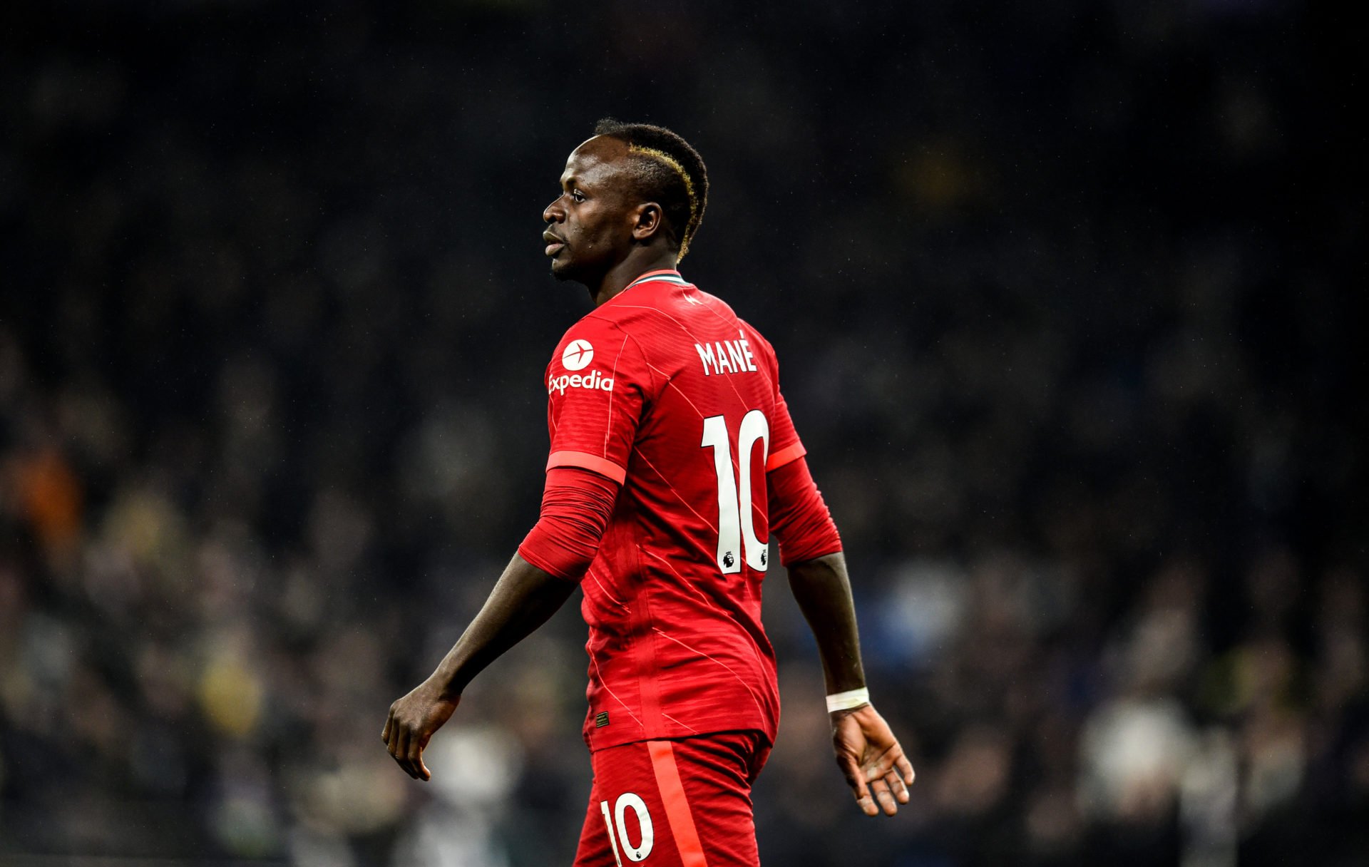 LIVERPOOL, ENGLAND - DECEMBER 16: (THE SUN OUT, THE SUN ON SUNDAY OUT) Sadio Mane of Liverpool during the Premier League match between Liverpool and Newcastle United at Anfield on December 16, 2021 in Liverpool, England. (Photo by Andrew Powell/Liverpool FC via Getty Images)