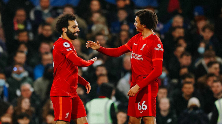 Salah and Trent Alexander-Arnold