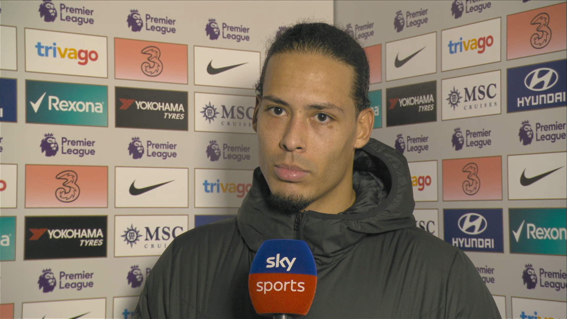 Virgil van Dijk believes it's still possible for Liverpool to win the Premier League title this season but admits that it's Manchester City's hands after a 2-2 draw with Chelsea was played out at Stamford Bridge on Sunday.