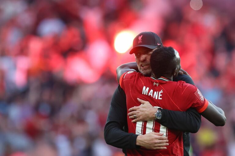 Sadio Mane Jurgen Klopp