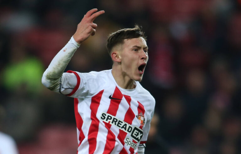 Sunderland v Leicester City - Sky Bet Championship Chris Rigg of Sunderland is playing during the Sky Bet Championship m