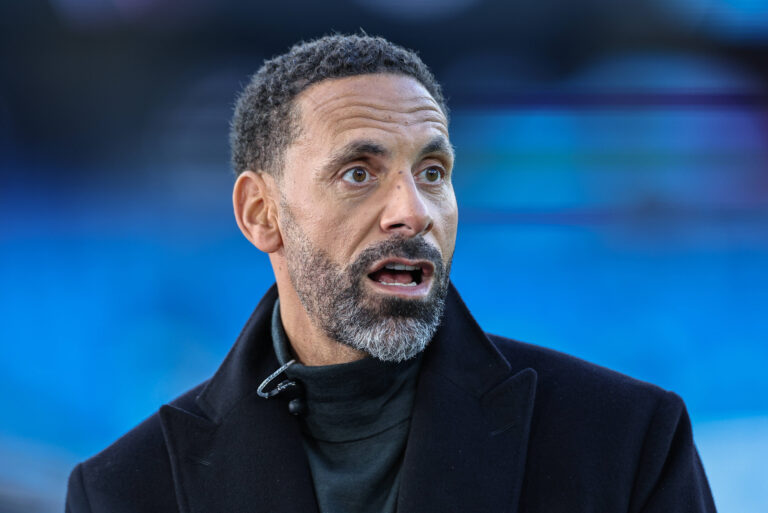 UEFA Champions League Quarter Final Manchester City v Real Madrid Rio Ferdinand during the UEFA Champions League Quarter