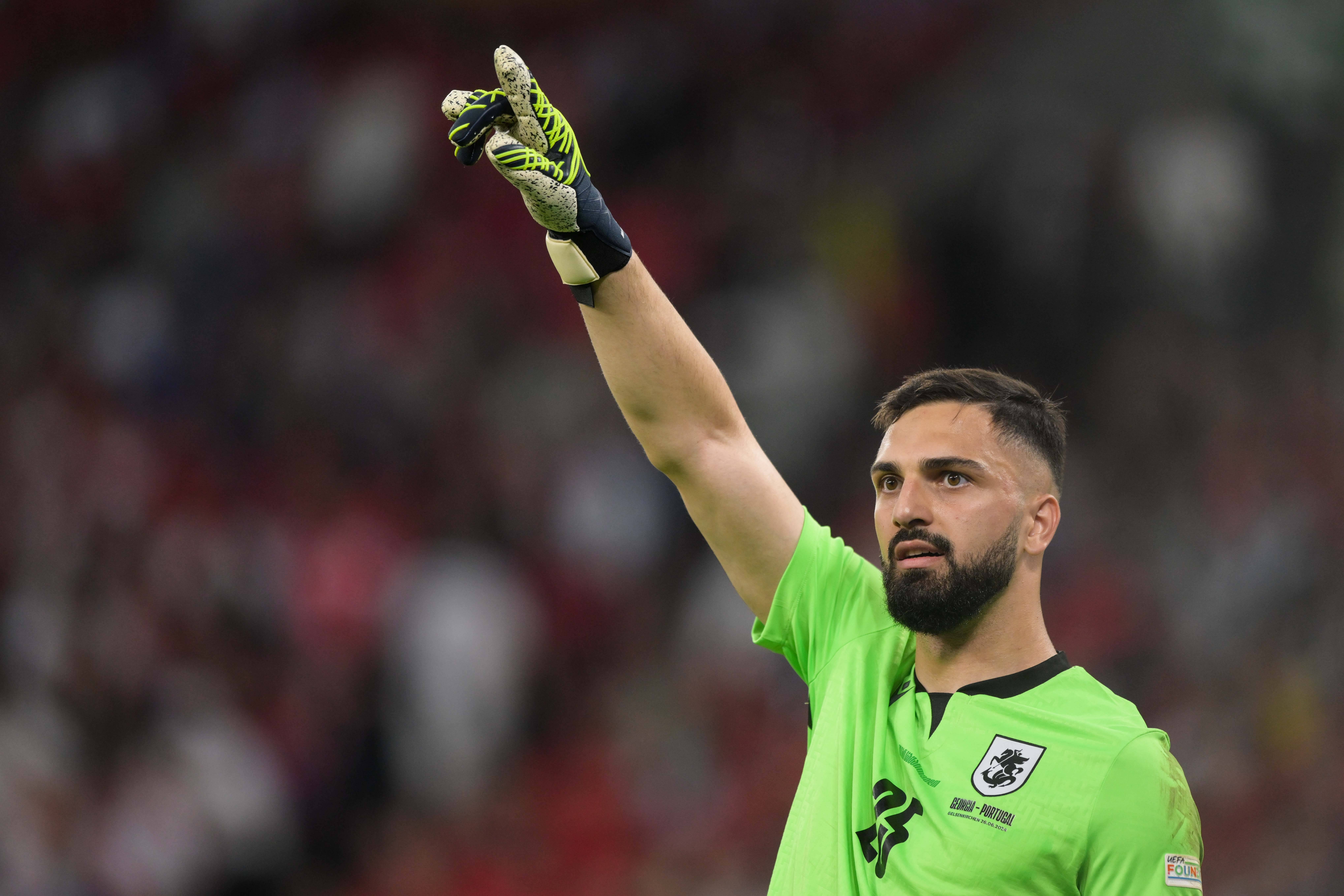 Fußball, UEFA EURO, EM, Europameisterschaft,Fussball 2024, 20240626, Georgien - Portugal. Im Bild Giorgi MAMARDASHVILI (