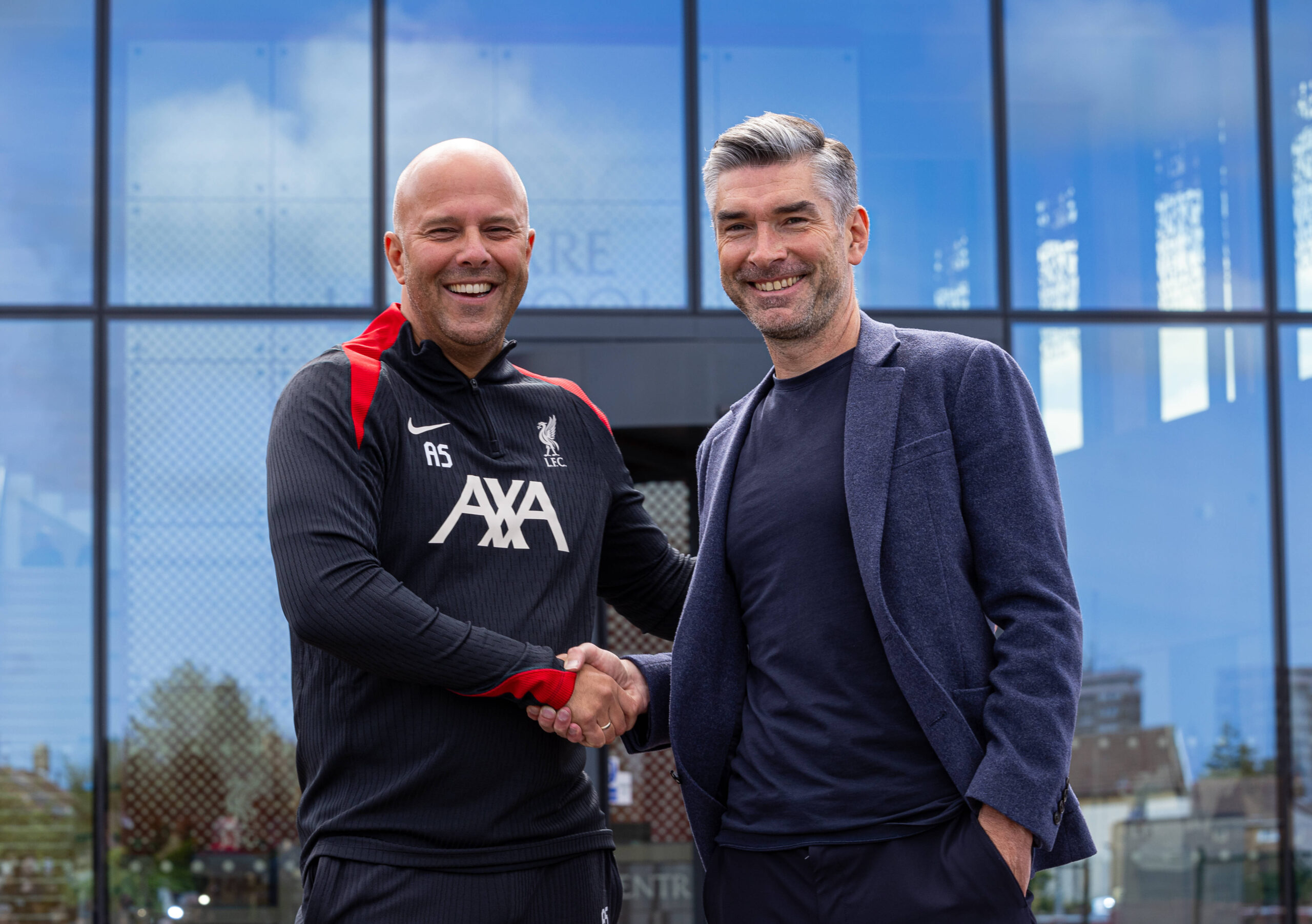 Football - Liverpool Present Arne Slot as New Manager KIRKBY, ENGLAND - Friday, July 5, 2024: Liverpool s new head coach