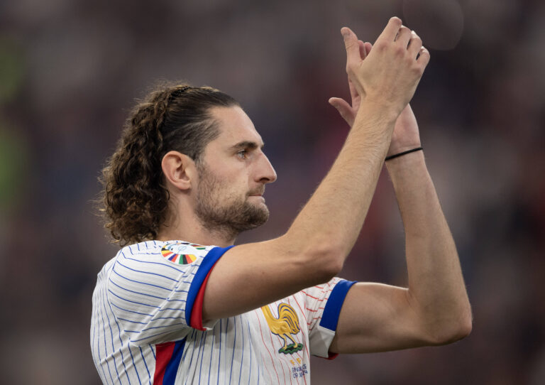 Spain v France: Semi-Final - UEFA EURO, EM, Europameisterschaft,Fussball 2024 MUNICH, GERMANY - JULY 9: Adrien Rabiot of