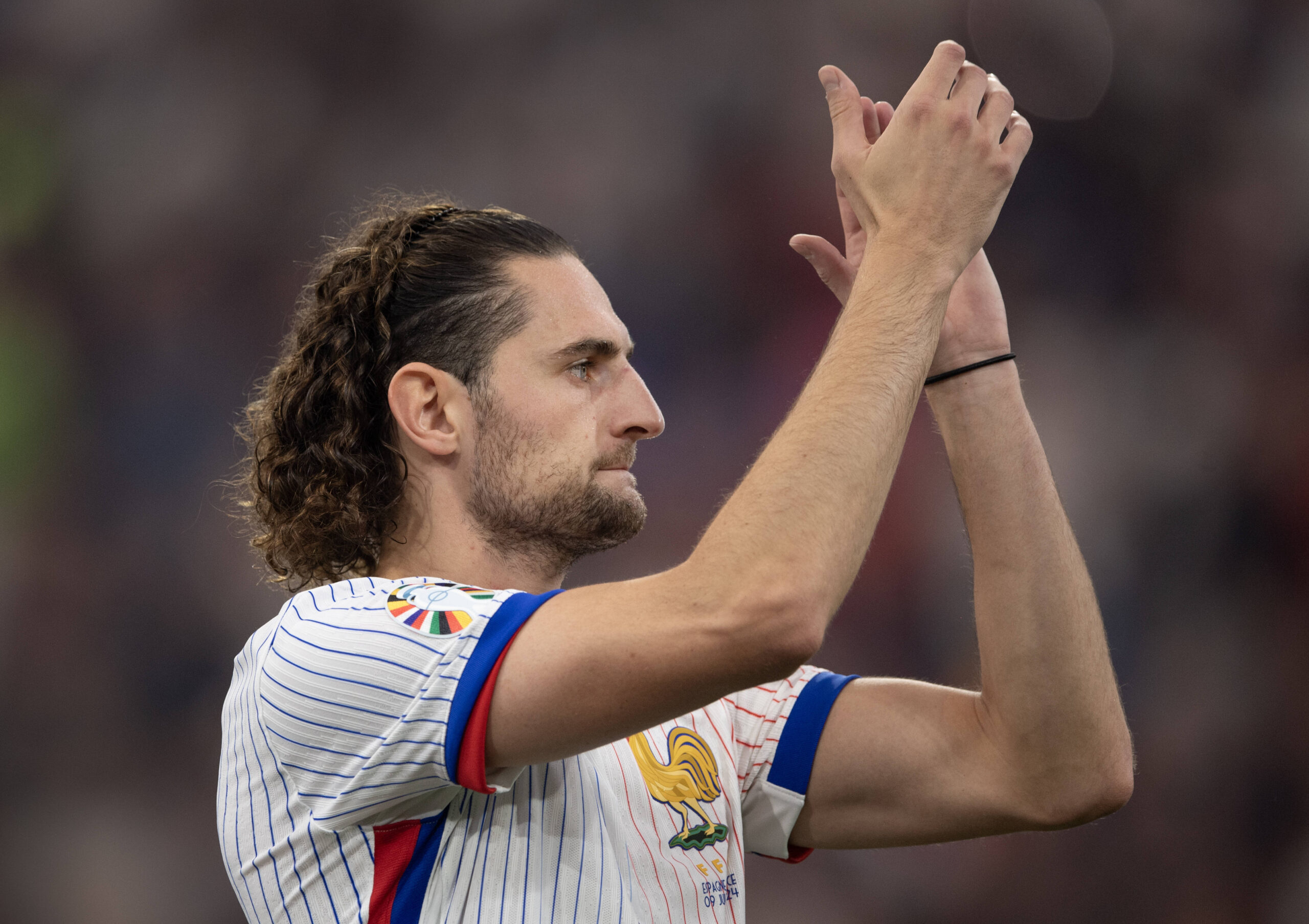 Spain v France: Semi-Final - UEFA EURO, EM, Europameisterschaft,Fussball 2024 MUNICH, GERMANY - JULY 9: Adrien Rabiot of