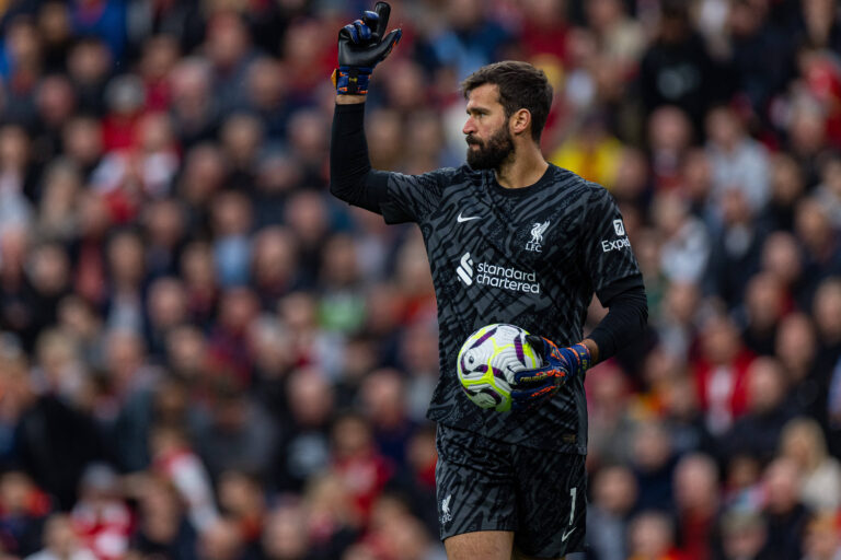 Football - FA Premier League - Liverpool FC v Brentford FC LIVERPOOL, ENGLAND - Sunday, August 25, 2024: Liverpool s goa