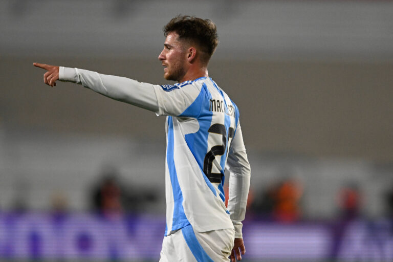 BUENOS AIRES, ARGENTINA - SEPTEMBER 05: Alexis Mac Allister of Argentina during the FIFA World Cup, WM, Weltmeisterschaf