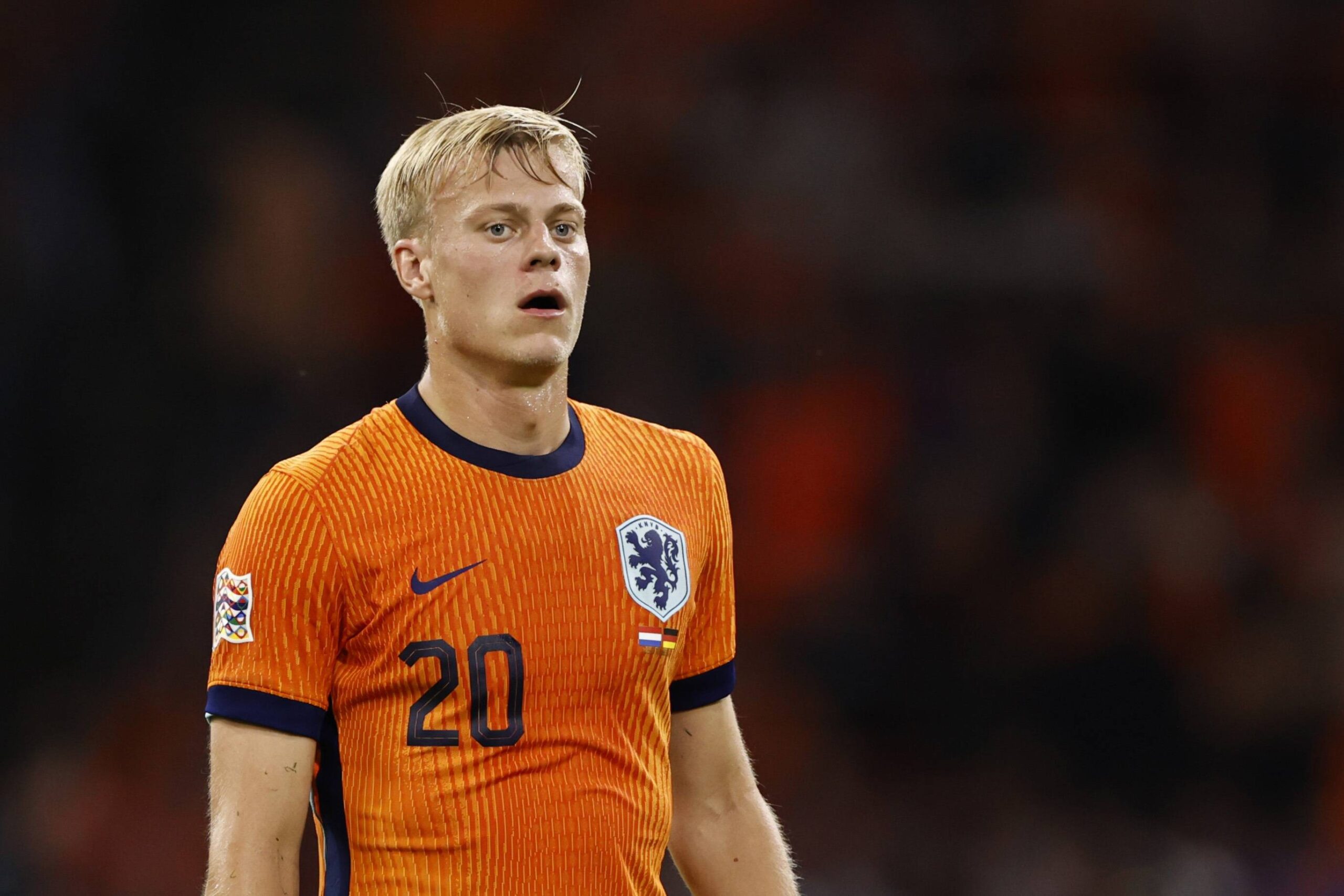 AMSTERDAM - Jan-Paul van Hecke of Holland during the UEFA Nations League match between the Netherlands and Germany at th