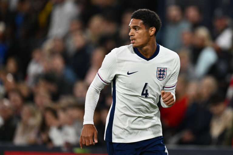 LUTON, ENGLAND - SEPTEMBER 09: Jarell Quansah of England during the U21, U 21 International Friendly, Länderspiel, Natio