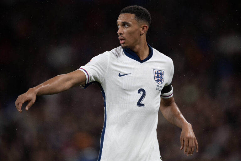 England v Finland - UEFA Nations League 2024/25 League B Group B2 LONDON, ENGLAND - SEPTEMBER 10: Trent Alexander-Arnold