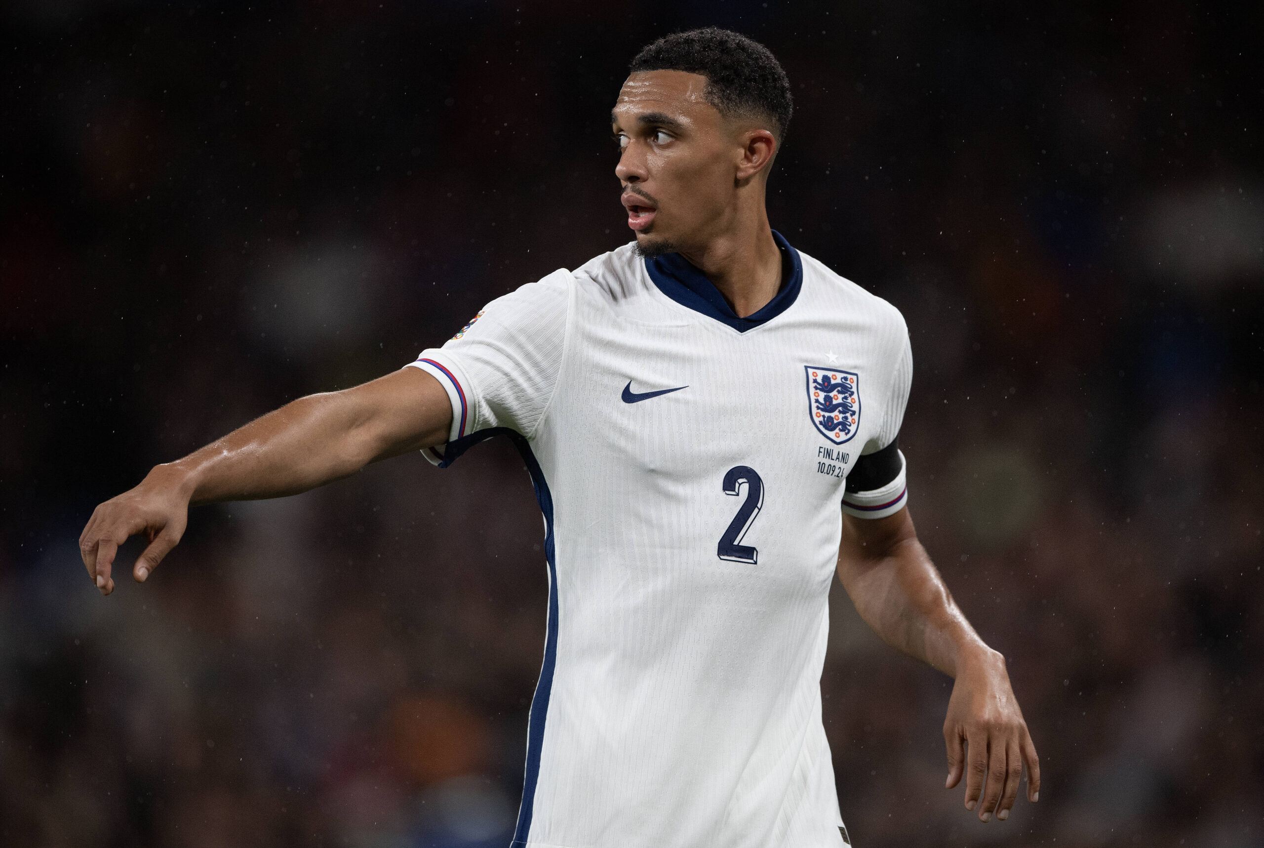 England v Finland - UEFA Nations League 2024/25 League B Group B2 LONDON, ENGLAND - SEPTEMBER 10: Trent Alexander-Arnold