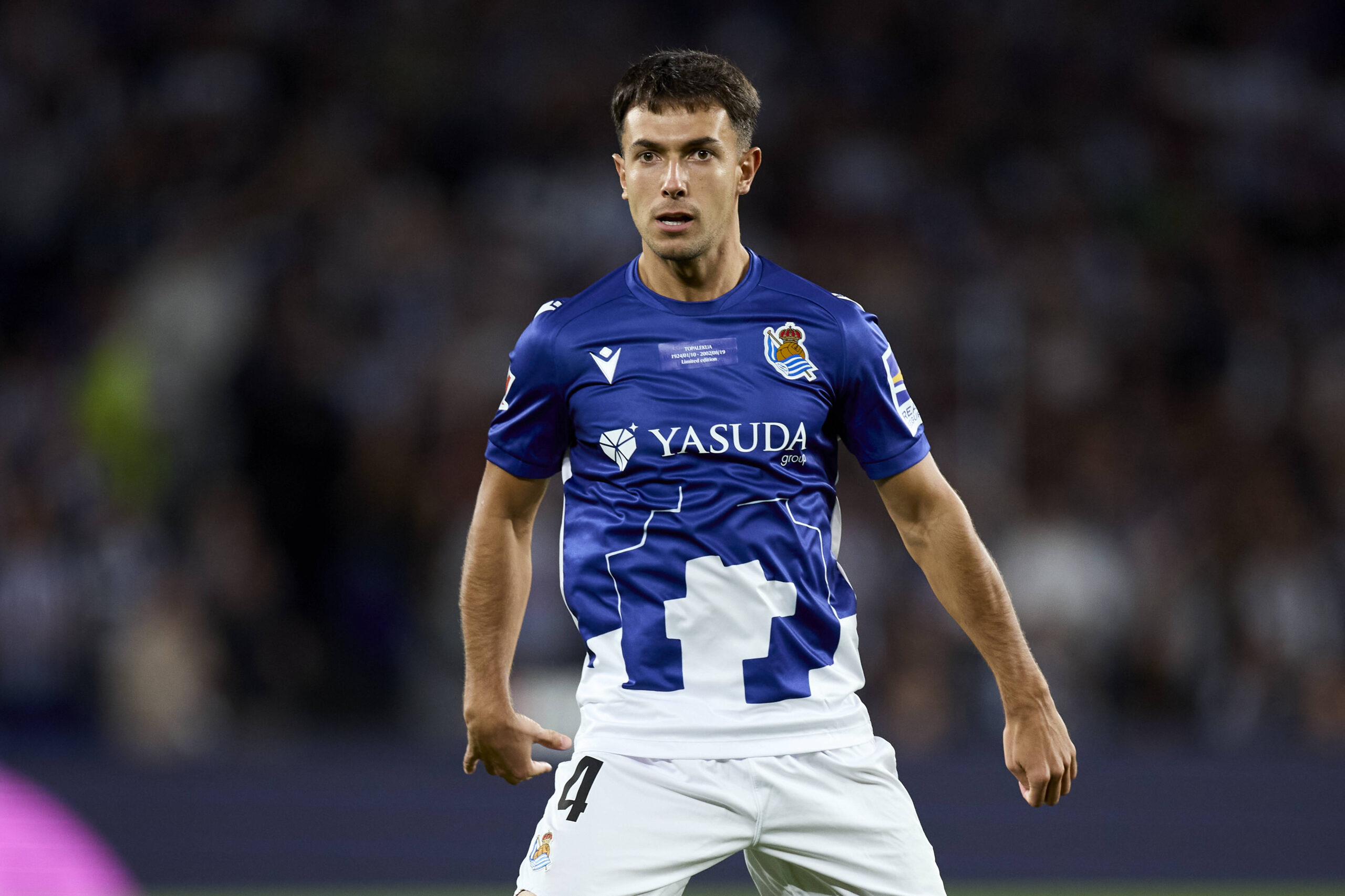 Real Sociedad v Real Madrid CF - LaLiga EA Sports Martin Zubimendi of Real Sociedad looks on during the LaLiga EA Sports
