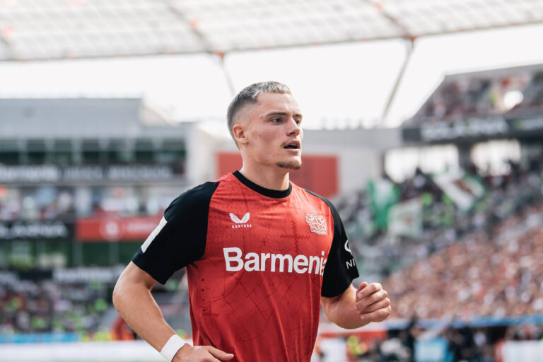Bayer 04 Leverkusen v VfL Wolfsburg - Bundesliga Florian Wirtz of Bayer 04 Leverkusen is seen during the Bundesliga matc