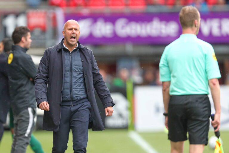 Arne Slot has also faced setbacks in emotions