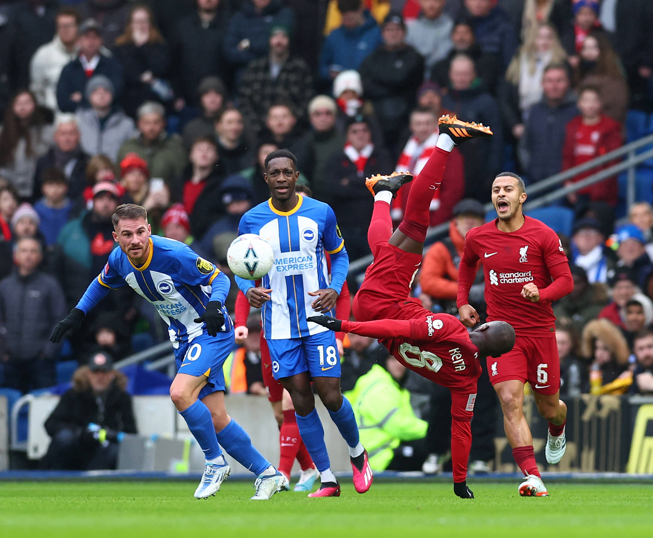 Brighton and Hove Albion v Liverpool - The FA Cup - Fourth Round - AMEX Stadium January 29, 2023, Brighton and Hove: Bri