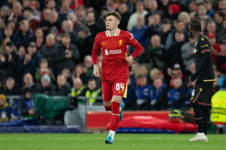 Liverpool defender Conor Bradley will be missing The Reds' clash against Chelsea