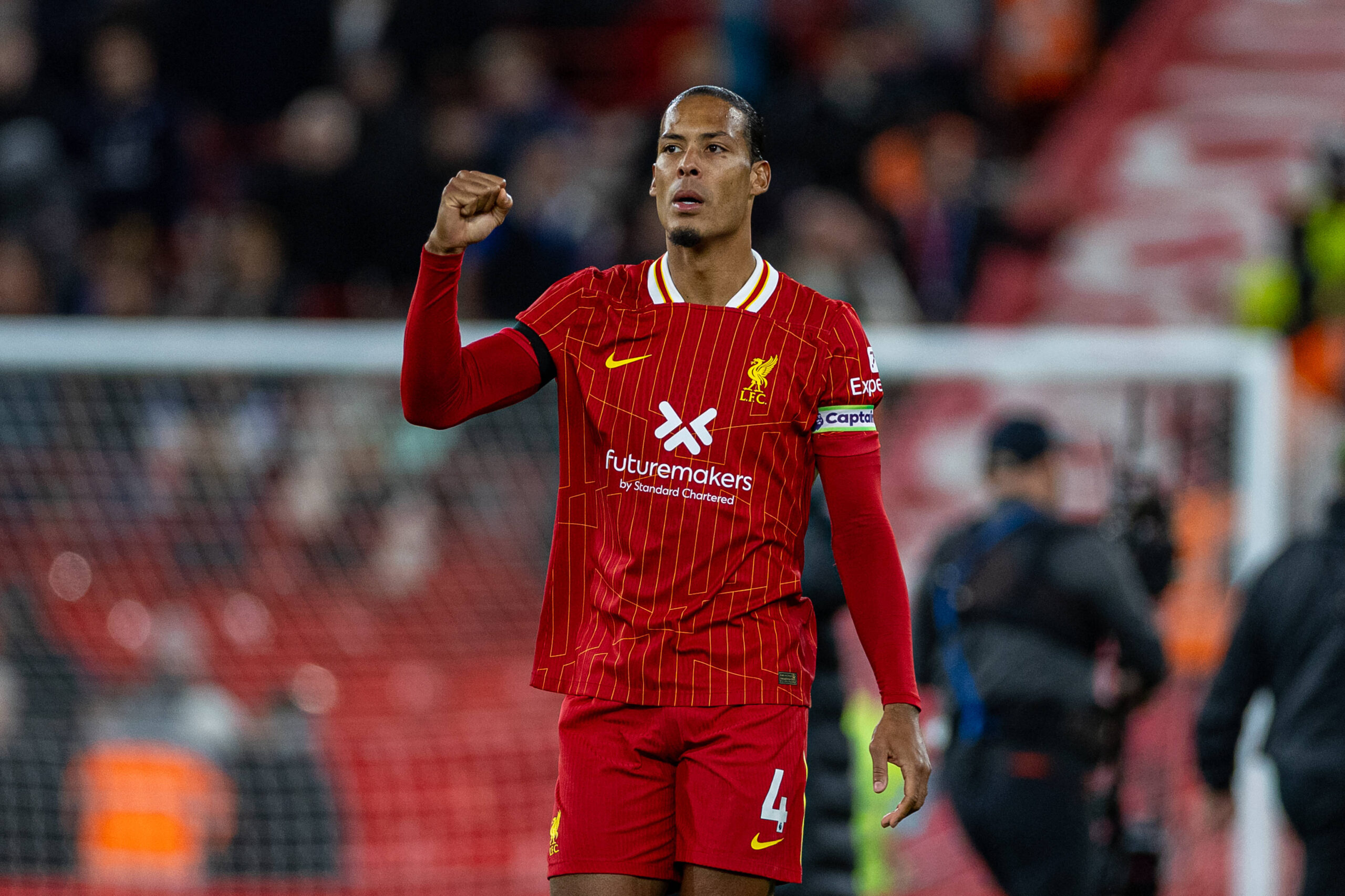 Football - FA Premier League - Liverpool FC v Chelsea FC LIVERPOOL, ENGLAND - Saturday, October 19, 2024: Liverpool s ca