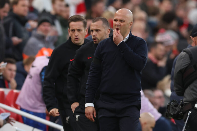 Arne Slot might have to do without striker Diogo Jota in Arsenal vs Liverpool