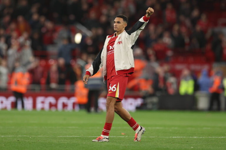 Football - 2024 / 2025 Premier League - Liverpool v Chelsea - Anfield - Sunday 20th October 2024 Trent Alexander-Arnold