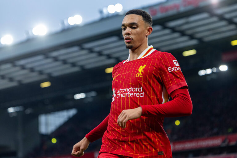 Football - FA Premier League - Liverpool FC v Brighton & Hove Albion FC LIVERPOOL, ENGLAND - Saturday, November 2, 2024:
