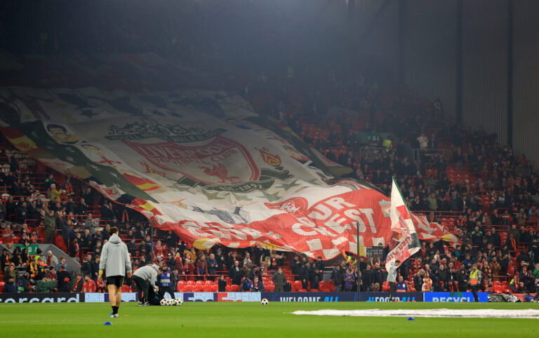 5th November 2024; Anfield, Liverpool, Merseyside, England; Champions League Football, Liverpool versus Bayer Leverkusen