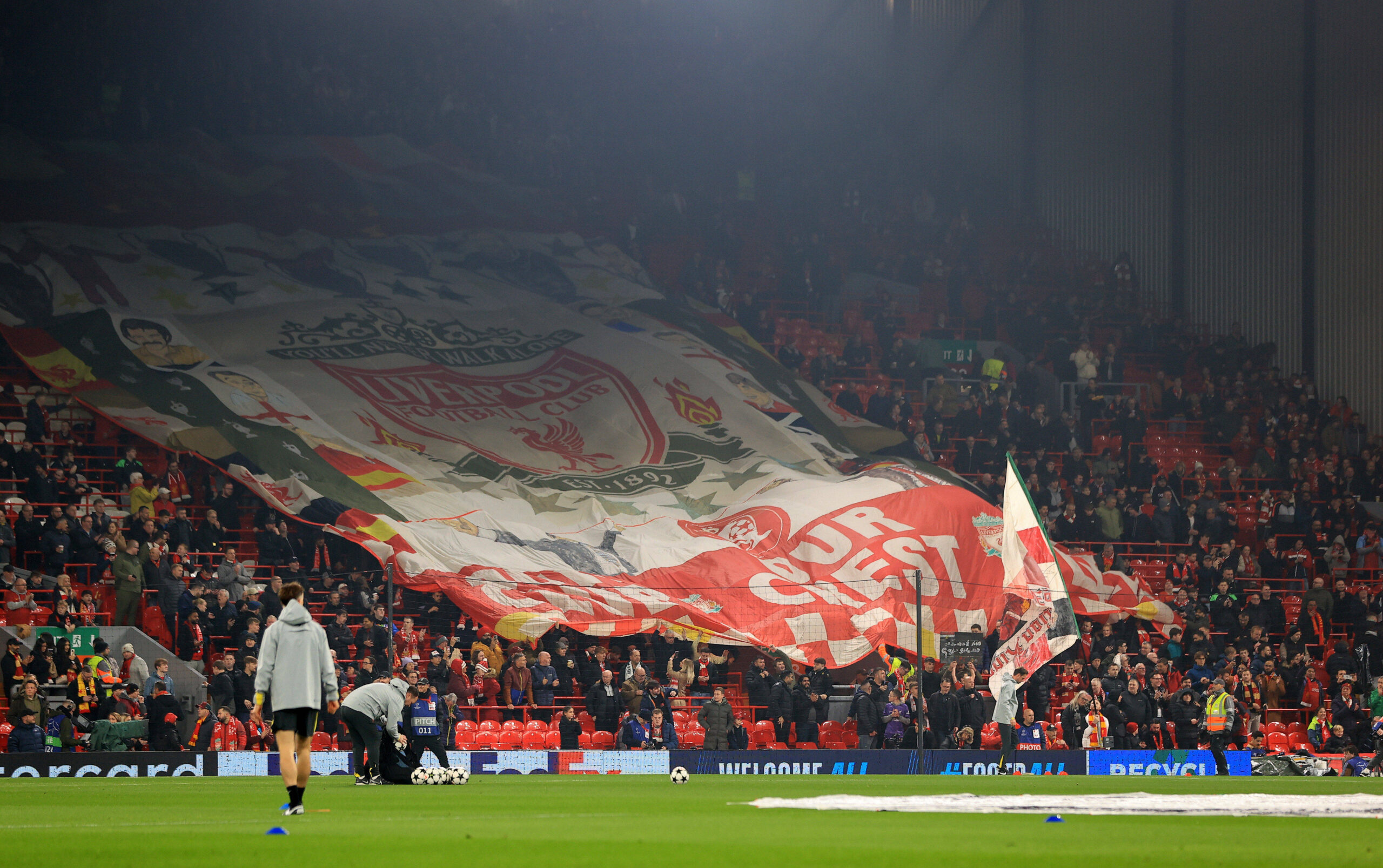 5th November 2024; Anfield, Liverpool, Merseyside, England; Champions League Football, Liverpool versus Bayer Leverkusen