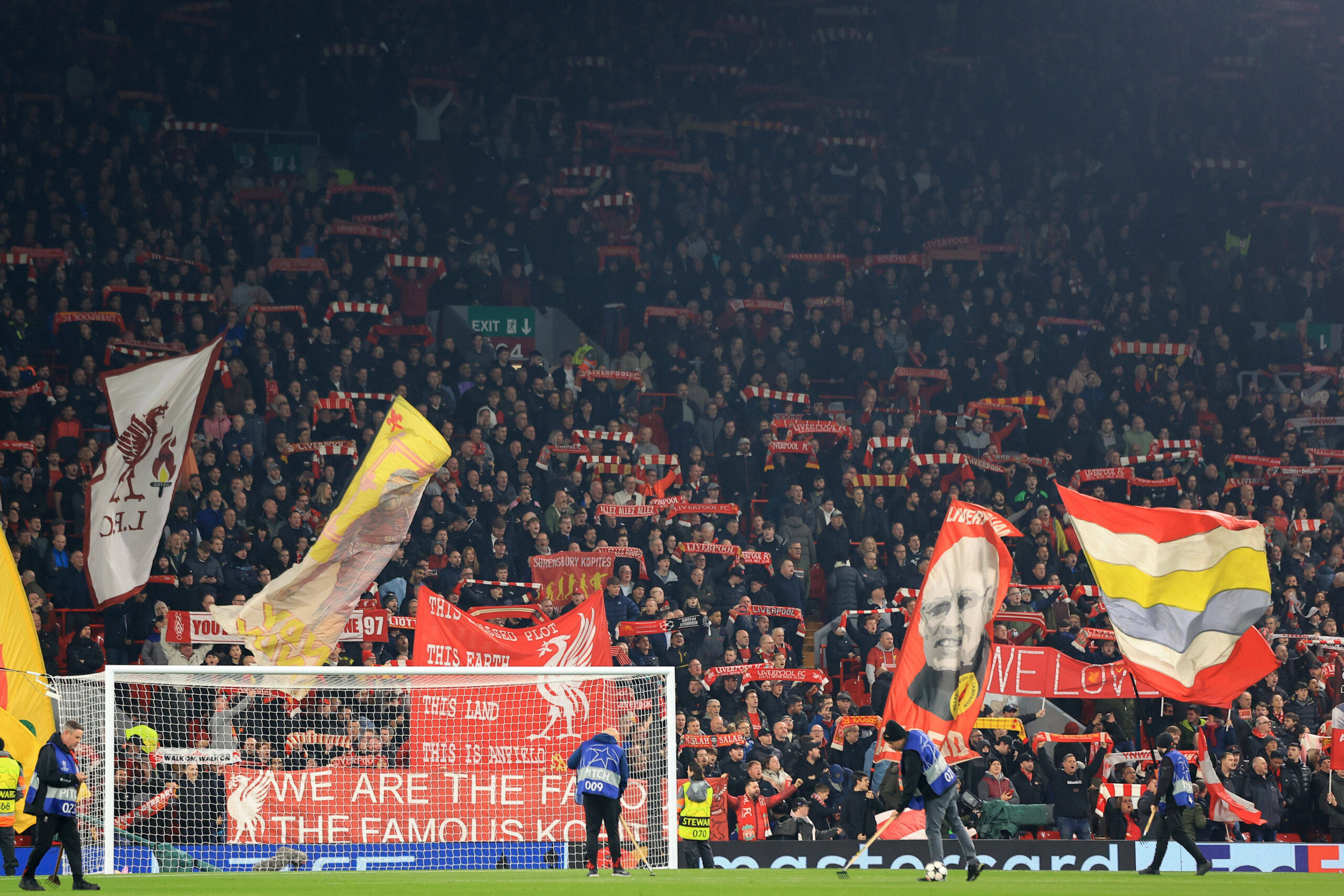 RECORD DATE NOT STATED 5th November 2024; Anfield, Liverpool, Merseyside, England; Champions League Football, Liverpool