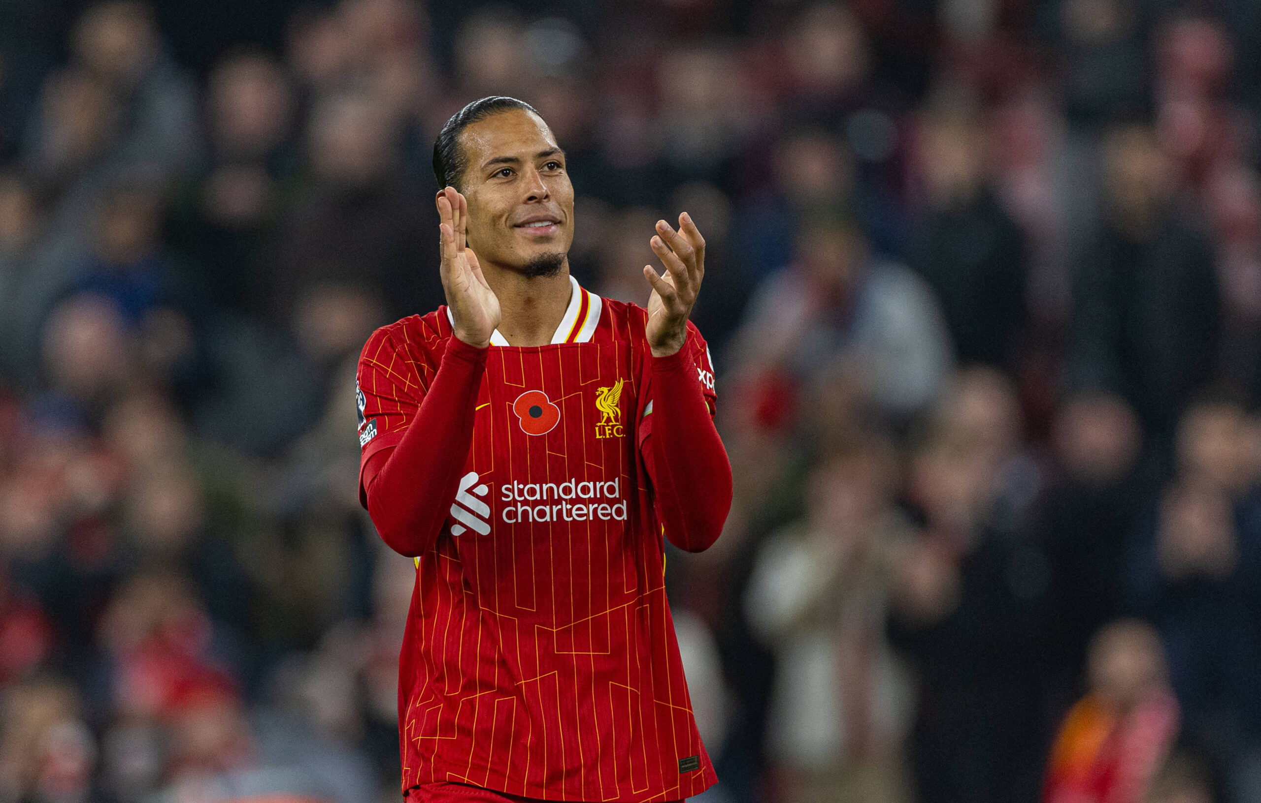 Football - FA Premier League - Liverpool FC v Aston Villa FC LIVERPOOL, ENGLAND - Saturday, November 9, 2024: Liverpool