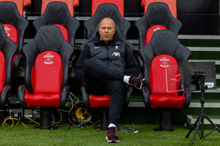 Football - FA Premier League - Southampton FC v Liverpool FC SOUTHAMPTON, ENGLAND - Sunday, November 24, 2024: Liverpool