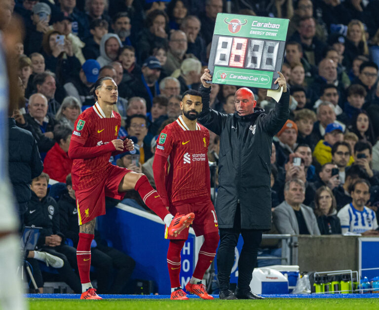 Football - Football League Cup - 4th Round - Brighton & Hove Albion FC v Liverpool FC BRIGHTON & HOVE, ENGLAND - Wednesd