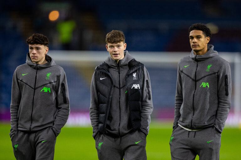 Football - FA Premier League - Burnley FC v Liverpool FC BURNLEY, ENGLAND - Tuesday, December 26, 2023: Liverpool s (L-R