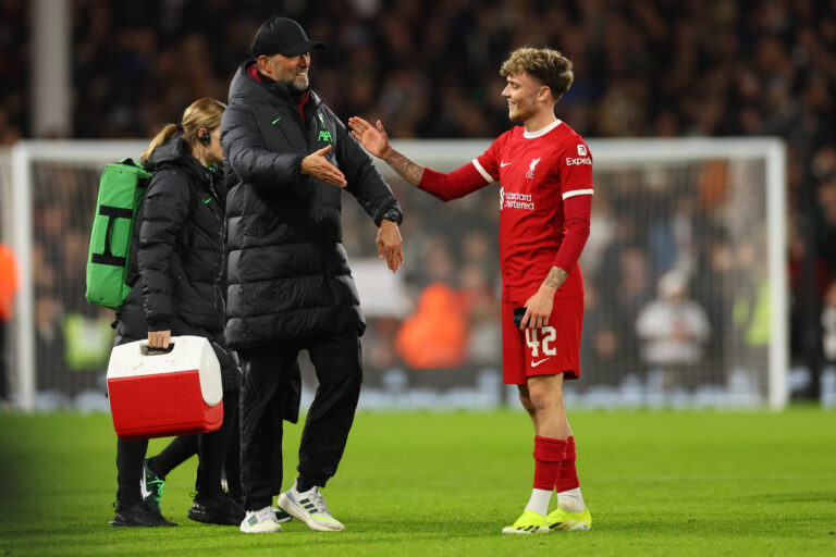 24th January 2024; Craven Cottage, Fulham, London, England; Carabao Cup Football Semi Final, Second Leg, Fulham versus L