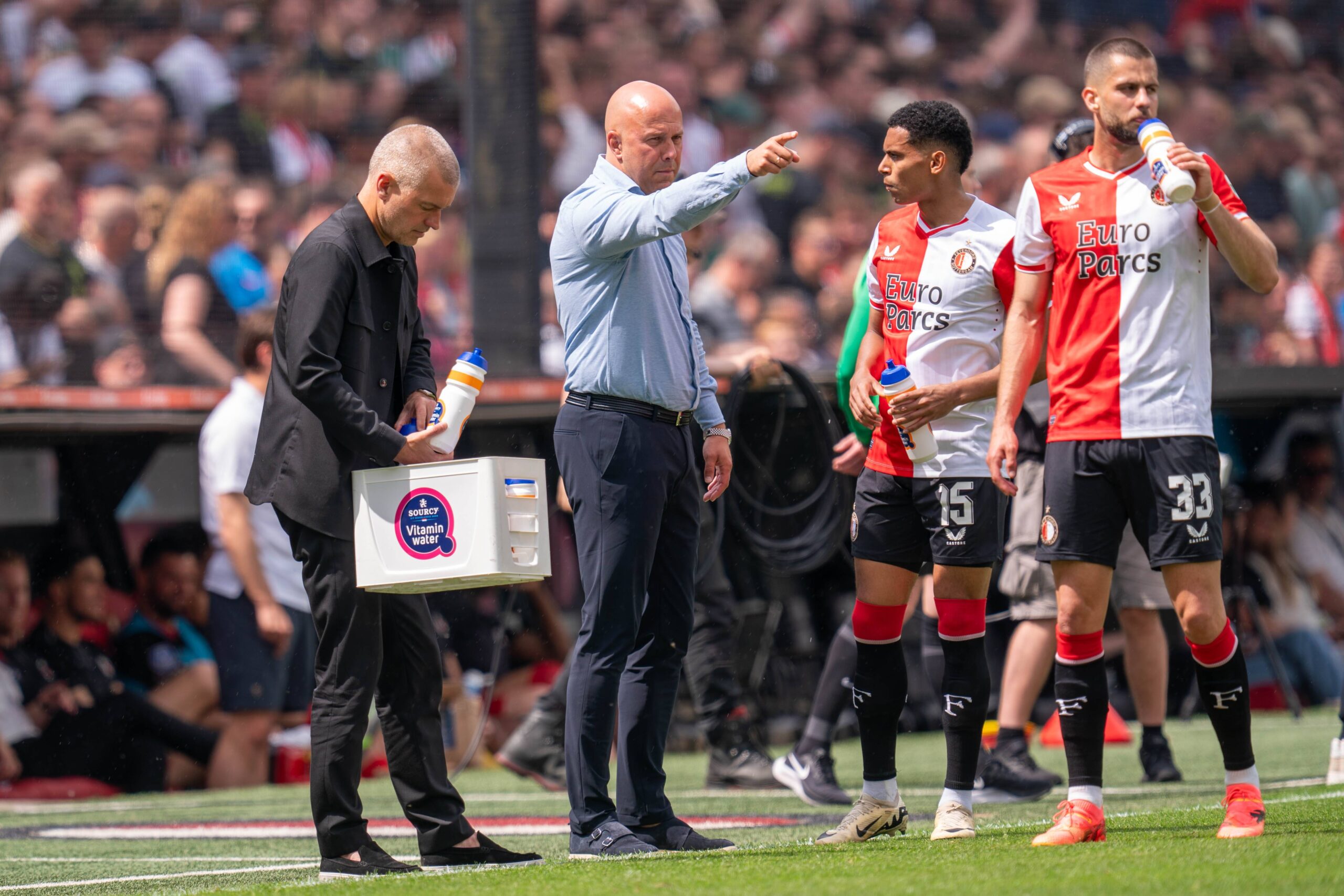 ROTTERDAM, 19-05-2024, Stadium Feijenoord de kuip , football, Dutch Eredivisie, season 2023 / 2024, Feyenoord - Excelsio