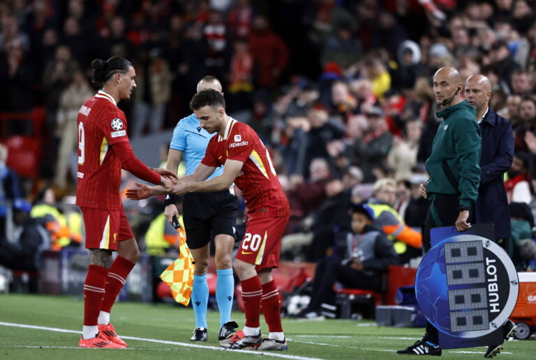 Football - 2024 / 2025 UEFA Champions League - League Phase - Matchday 2 / 8 -Liverpool vs Bologna - Anfield - Wednesday
