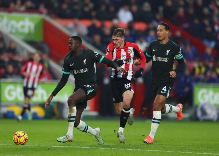 2025 Premier League Football Brentford v Liverpool Jan 18th