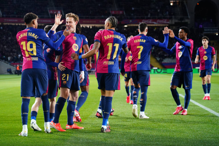 ESP: FC Barcelona v Valencia CF. La Liga EA Sports. Date 21