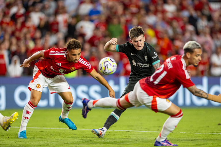 Football - Pre-Season - Liverpool FC v Manchester United, ManU FC COLUMBIA - Saturday, August 3, 2024: Liverpool s Ben D
