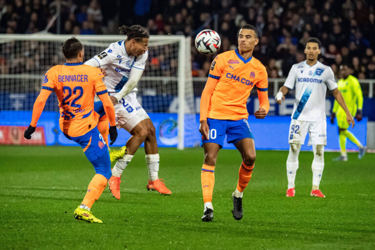 FOOTBALL :AJ Auxerre vs Olympique de Marseille - Ligue 1 - Journée 23 - 21/02/2025